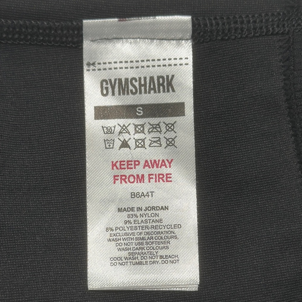 Gymshark Black Leggings Slim Fit Stretch - Picture 4 of 5